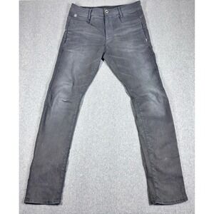 G-Star Raw D-Staq 3D Super Slim Denim Jeans 31 X 34‎ (32") Gray Skinny Pants